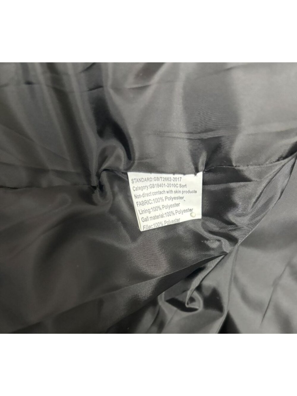 Siteng Women's Classic Puffer Jacket Hooded Full Zip Closure Black Size XS NWT - Picture 7 of 8